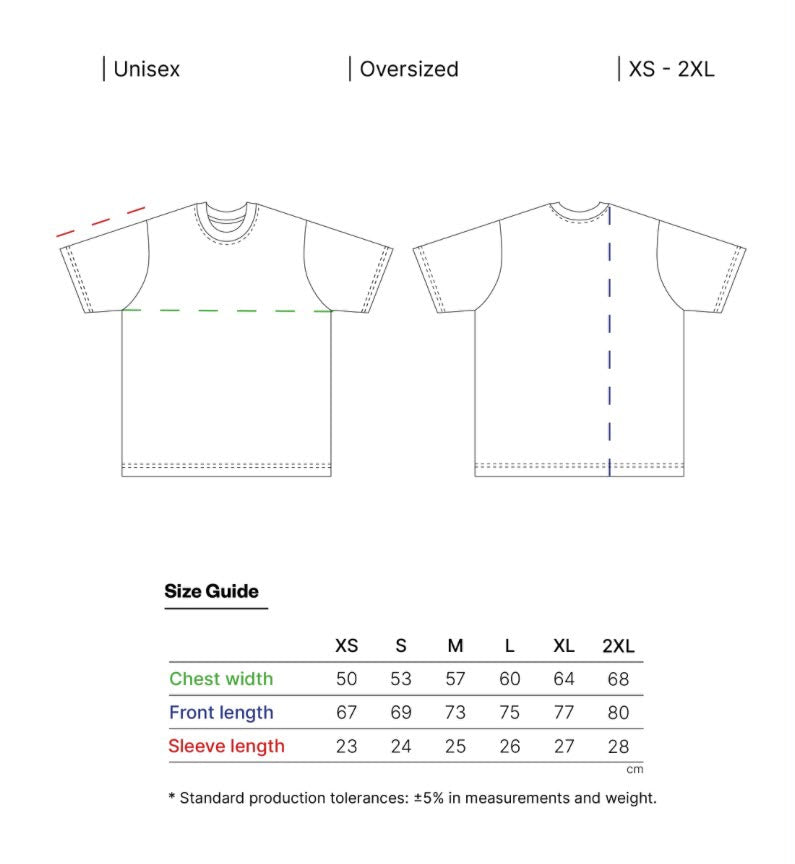 Guide des tailles – RANCH T-SHIRT